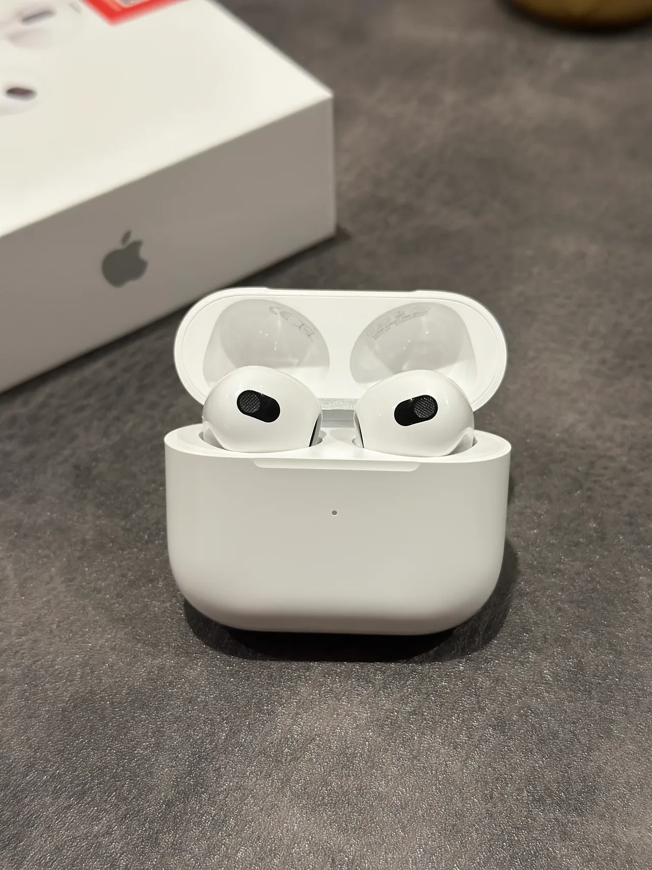 Apple AirPods White Black Stem-Style Compact TWS Earbuds 7