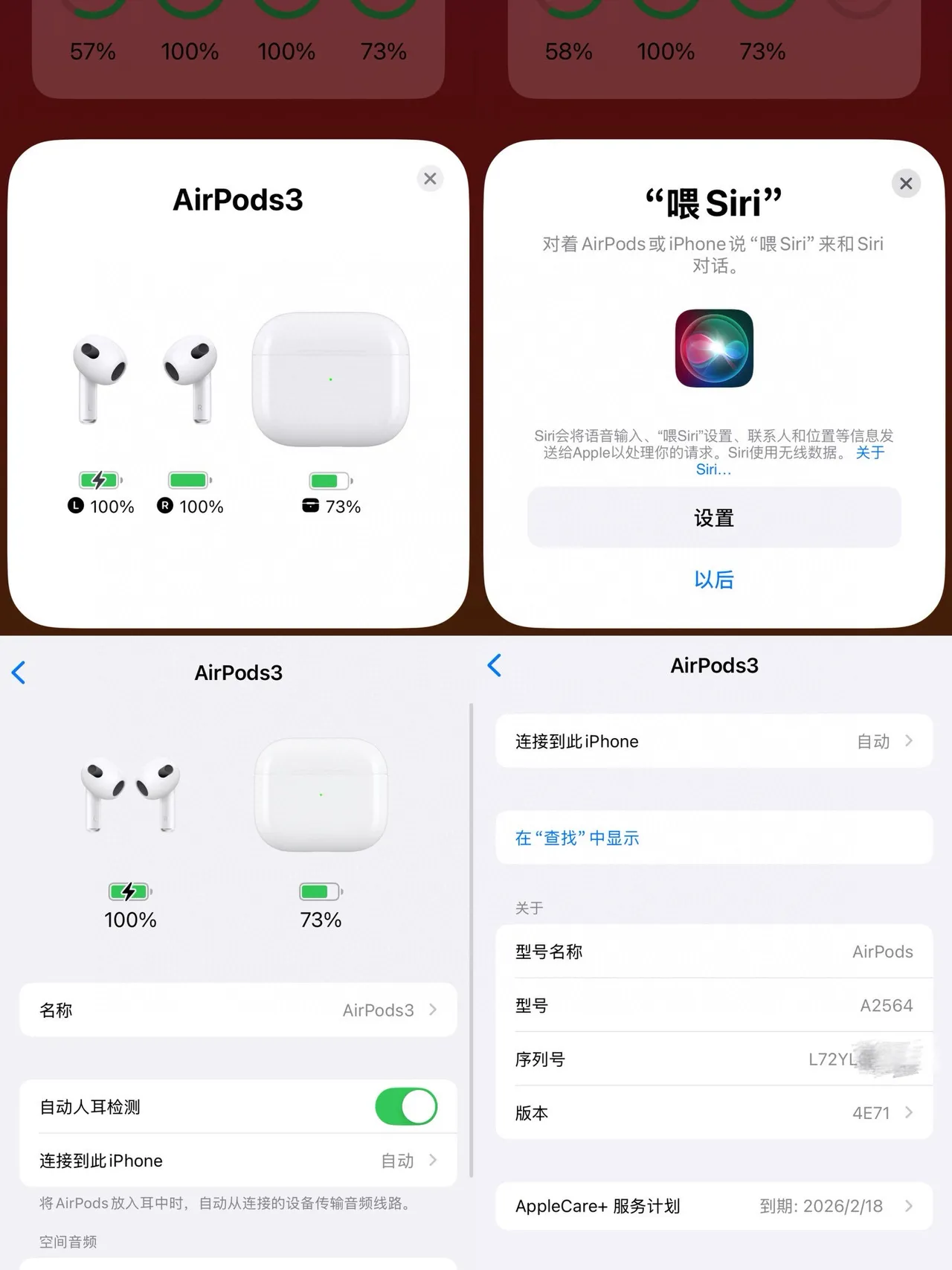 Apple AirPods White Black Stem-Style Compact TWS Earbuds 13