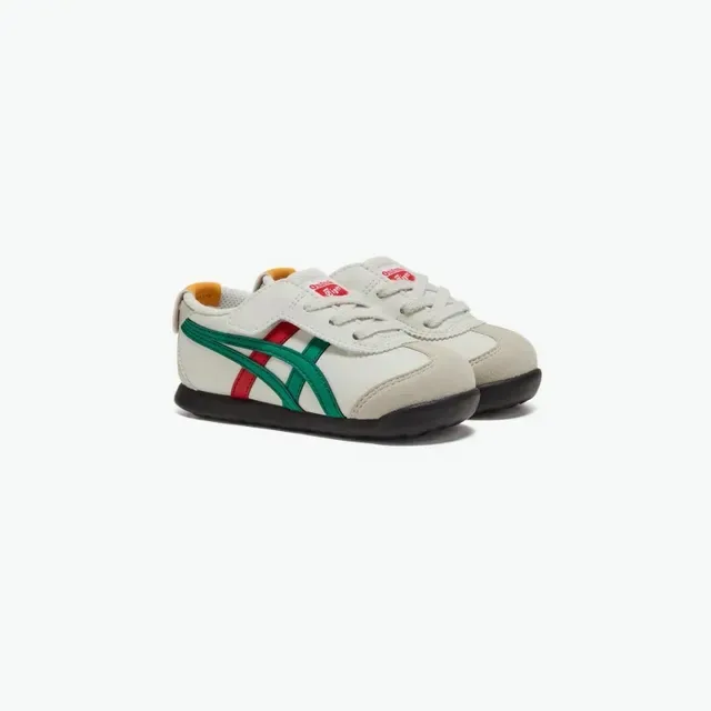 ASICS Beige Green Low-Top Lace-Up Lifestyle Sneakers 3