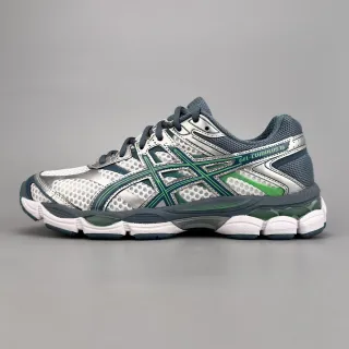 ASICS Gel-Cumulus 16 White Silver Green Running Shoes
