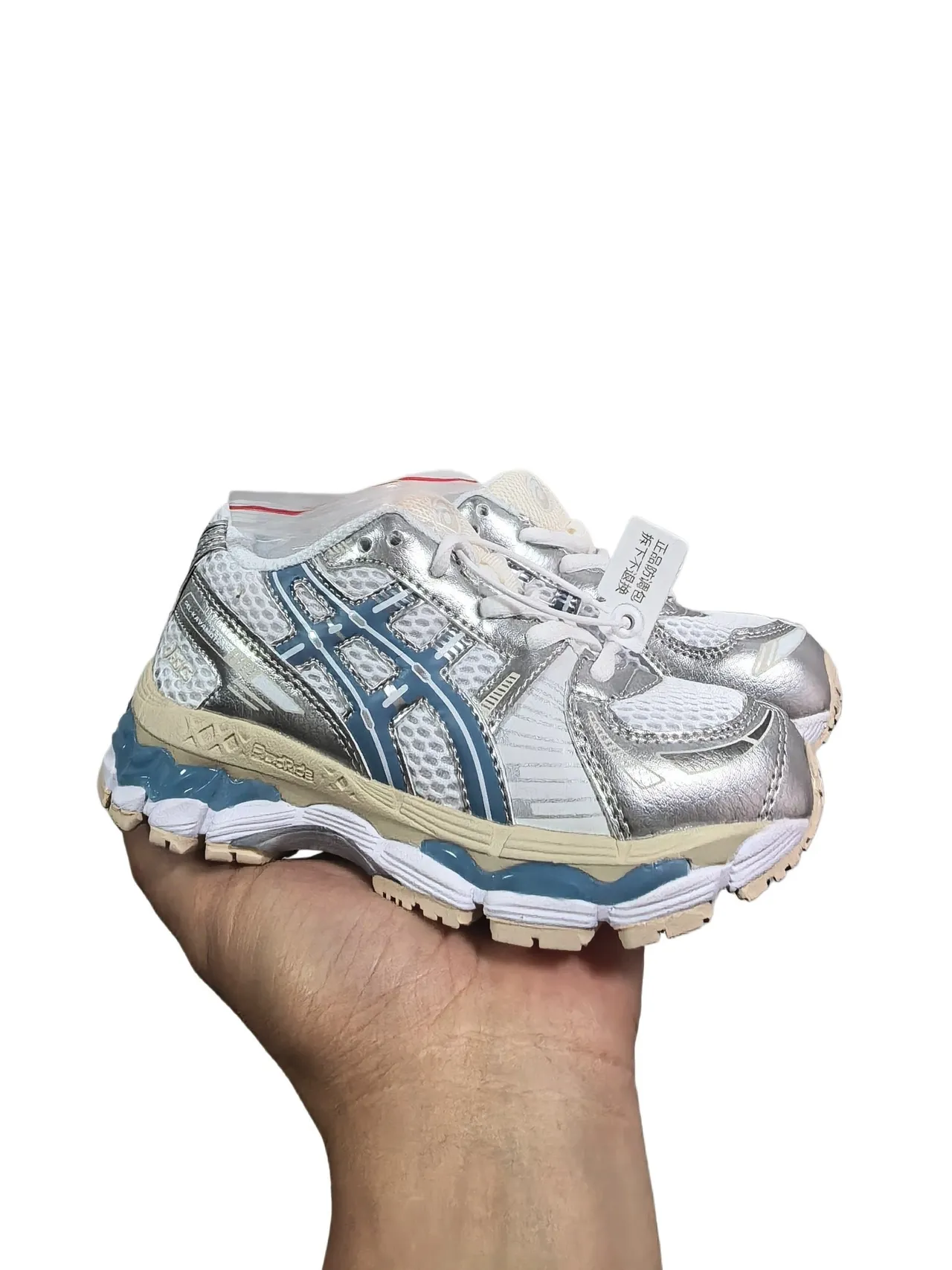 ASICS Gel-Kayano Chaussures de running noir/argent 17