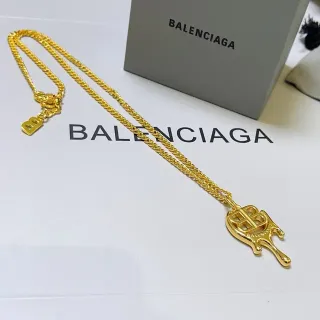 بالنسياغا BB Drip سلسلة ذهبية قلادة