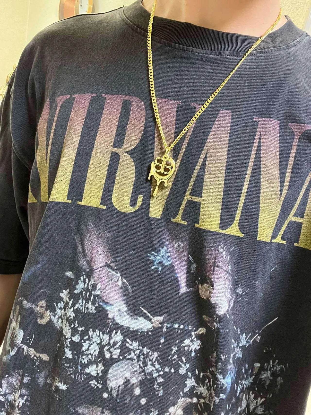 Balenciaga BB Drip Chaîne d'Or Collier 2