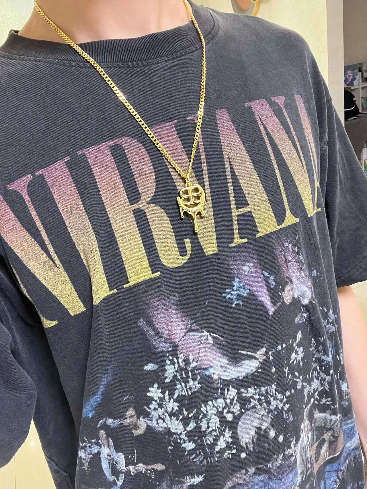 Balenciaga BB Drip Chaîne d'Or Collier 5