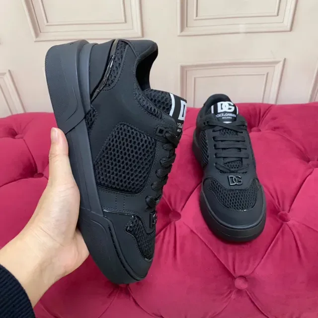 Balenciaga Chaussures lifestyle noires blanches en maille et synthétique panelées 3