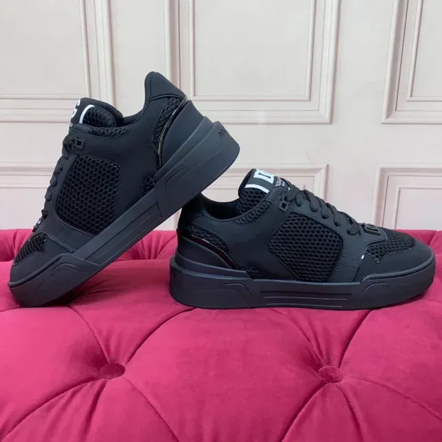 Balenciaga Chaussures lifestyle noires blanches en maille et synthétique panelées 5