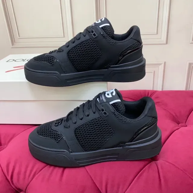 Balenciaga Chaussures lifestyle noires blanches en maille et synthétique panelées 8