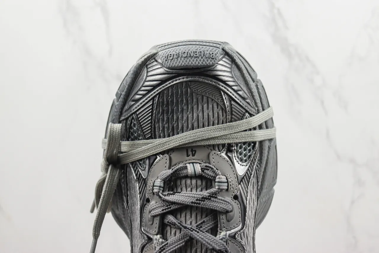 Balenciaga Defender Monocromático Gris Zapatillas Chunky 6