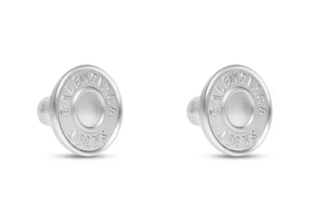 Balenciaga Jeans Pendientes Circulares Stud 4
