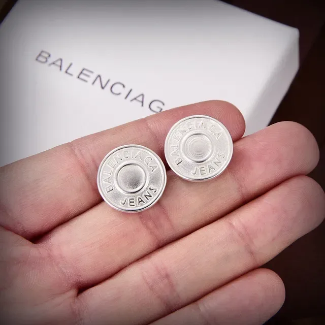 Balenciaga Jeans Pendientes Circulares Stud 5