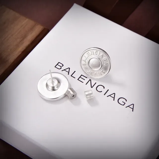 Balenciaga Jeans Pendientes Circulares Stud 6
