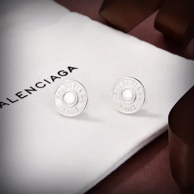 Balenciaga Jeans Pendientes Circulares Stud 7