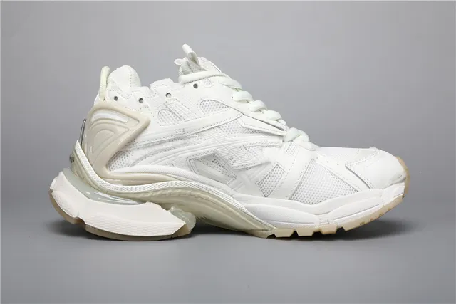 Balenciaga Runner حذاء رياضي سميك أبيض فلورسنت 8