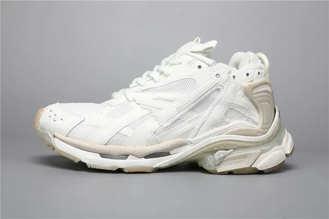 Balenciaga Runner حذاء رياضي سميك أبيض فلورسنت 9