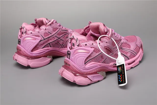 Balenciaga Runner tênis monocromáticos rosas chunky 3