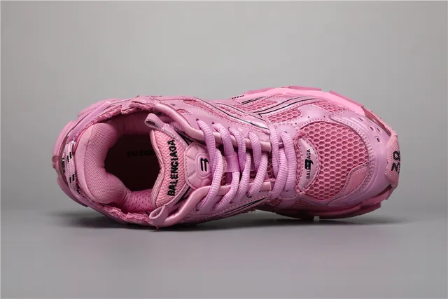Balenciaga Runner tênis monocromáticos rosas chunky 7