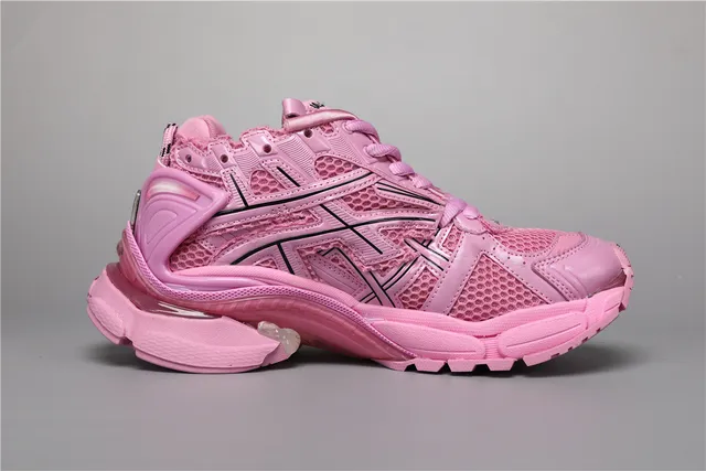 Balenciaga Runner tênis monocromáticos rosas chunky 8