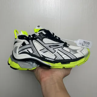 Balenciaga Runner blanco negro plateado amarillo neón zapatillas chunky