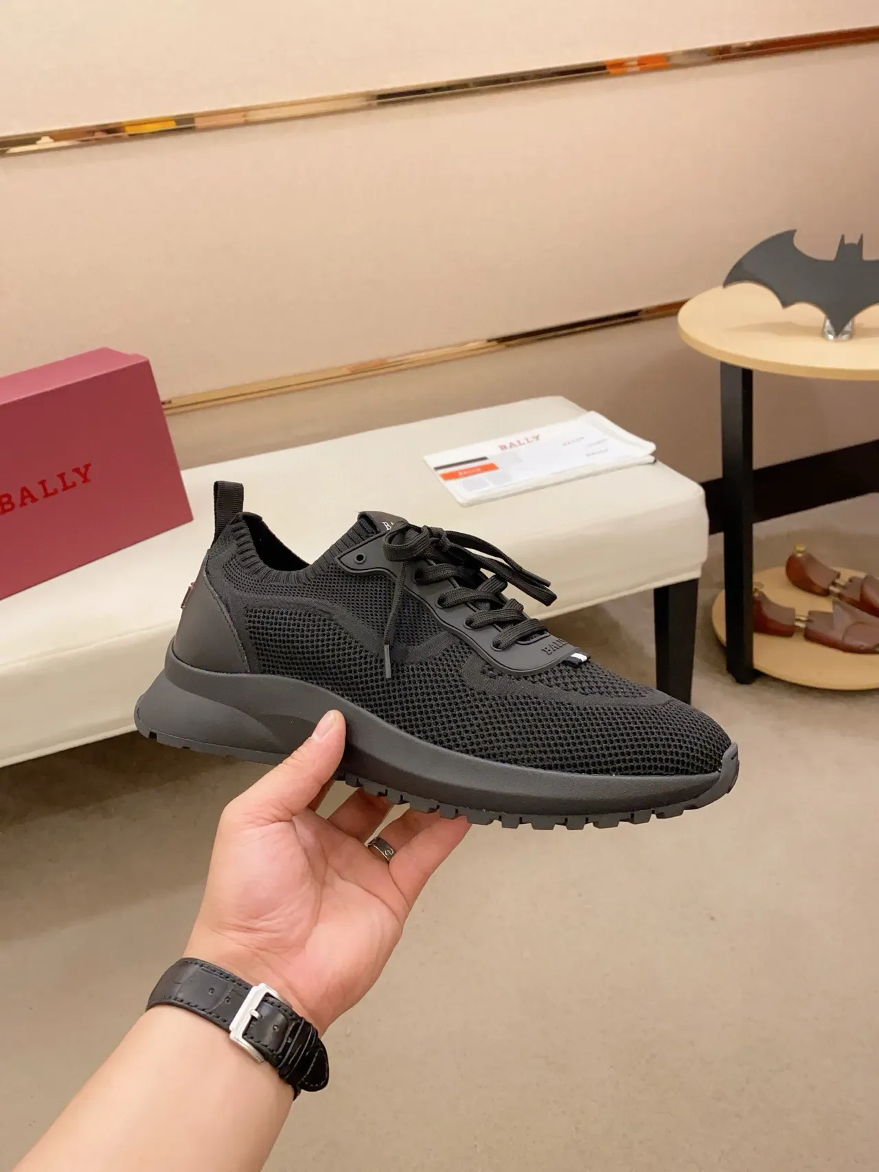 Balenciaga Speed Trainer tênis lifestyle de malha preto 5