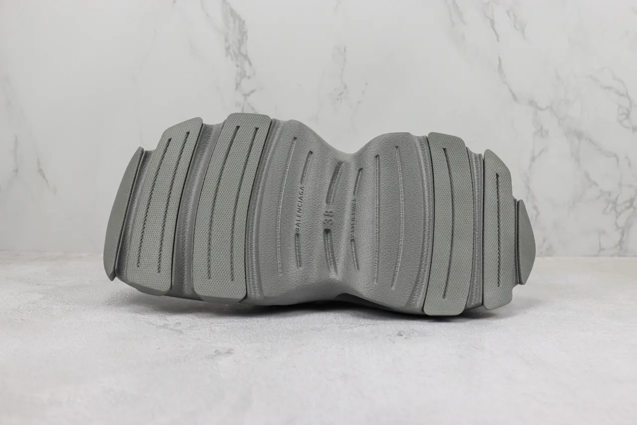 Balenciaga Speed Trainer Gray Monolithic Chunky Sneaker 8