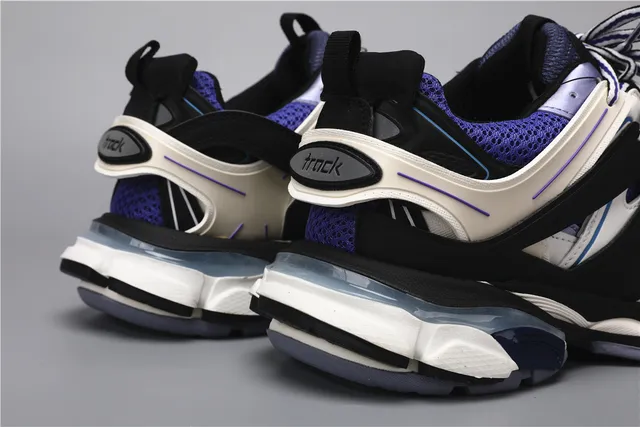 Balenciaga Track Sneaker Noir Blanc Violet Chaussures Chunky 2