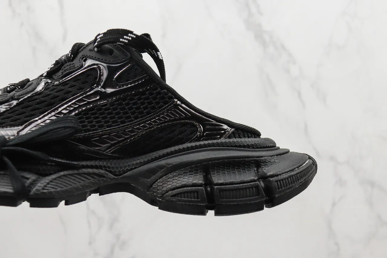 Balenciaga Track Trainer أحذية رياضية سوداء سميكة 7