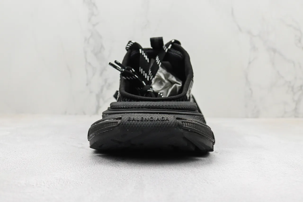 Balenciaga Track Trainer أحذية رياضية سوداء سميكة 9