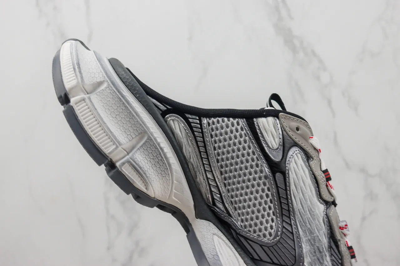 Balenciaga Track Trainer أحذية رياضية رمادية سوداء سميكة 5