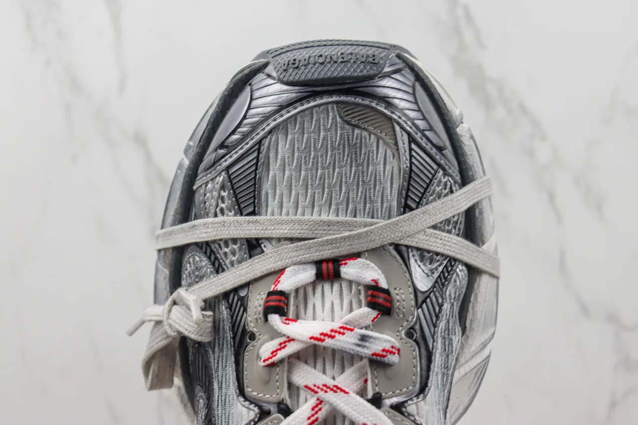 Balenciaga Track Trainer أحذية رياضية رمادية سوداء سميكة 6