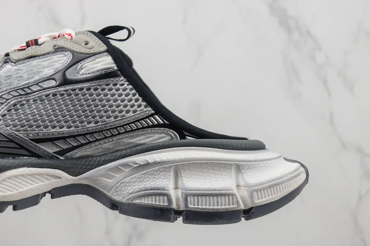 Balenciaga Track Trainer أحذية رياضية رمادية سوداء سميكة 7