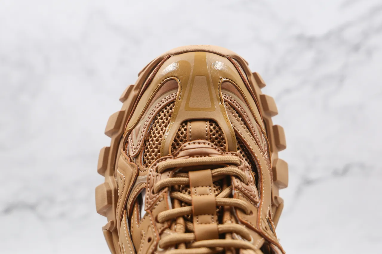 Balenciaga Track Trainer Monotone Tan baskets chunky 5
