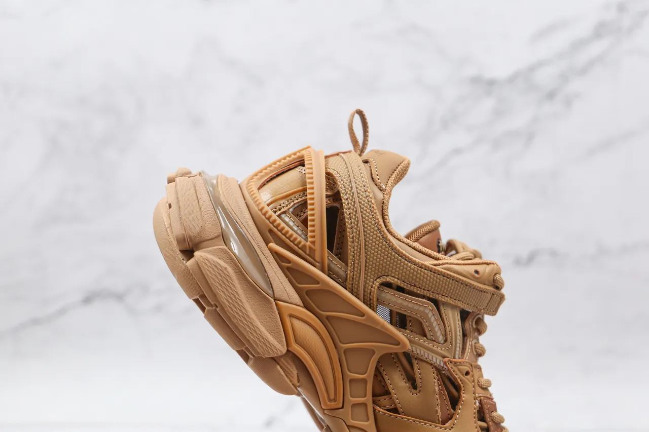 Balenciaga Track Trainer Monotone Tan baskets chunky 6