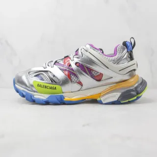 Balenciaga Track Trainer حذاء رياضي متعدد الألوان معدني سميك