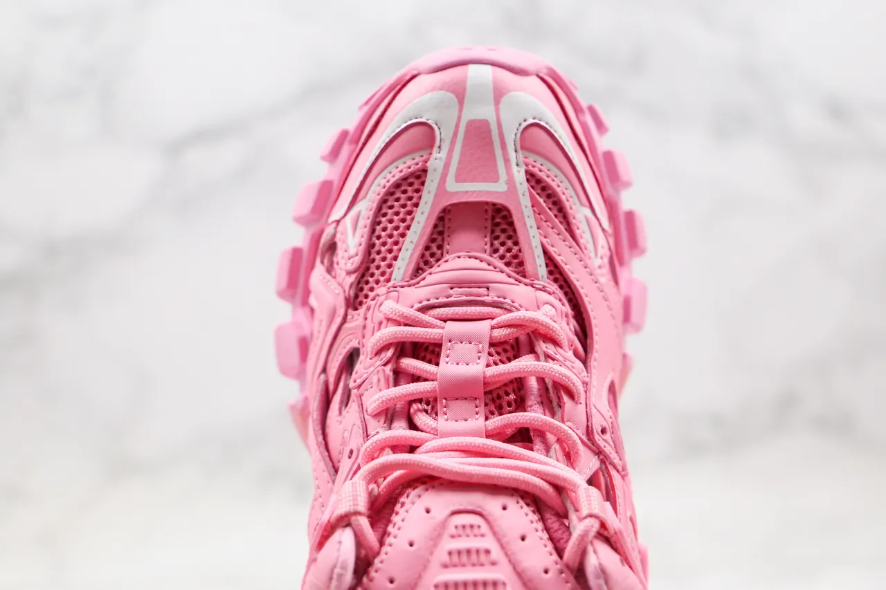 Balenciaga Track Trainer Tênis Chunky Rosa 4
