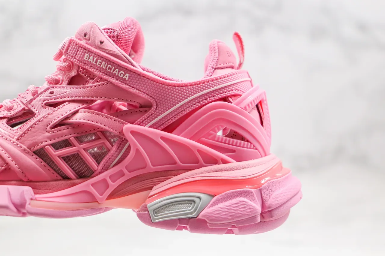 Balenciaga Track Trainer Tênis Chunky Rosa 5