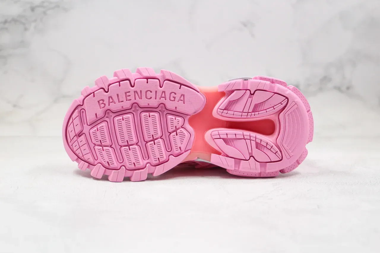 Balenciaga Track Trainer Tênis Chunky Rosa 6