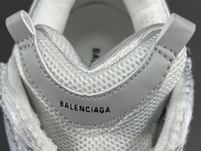 Balenciaga Track Trainer White Silver Red Chunky Sneakers 5