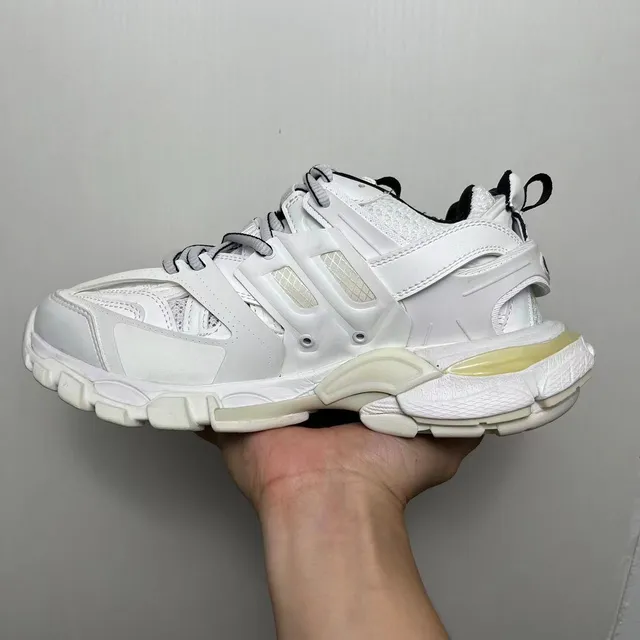 Balenciaga Track White Gray Sole Multi-Layered Cage Upper Chunky Sneakers 2
