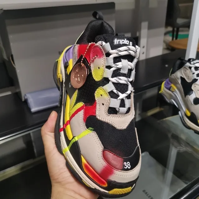 Balenciaga Triple S Multicolor Chunky Sneakers 2