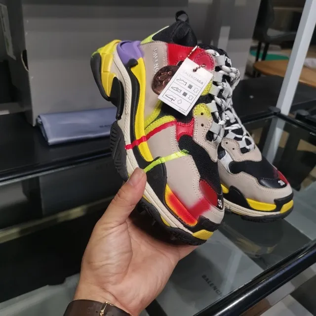 Balenciaga Triple S Multicolor Chunky Sneakers 8