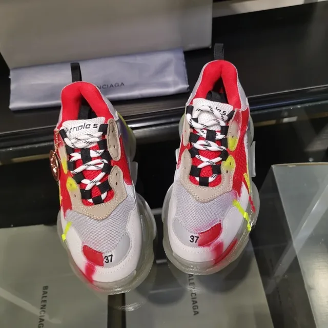 Balenciaga Triple S حذاء رياضي سميك متعدد الألوان 2