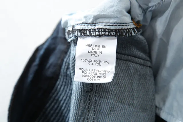 Balmain B-Moto Jean bleu noir à panneaux distressed detailing 18