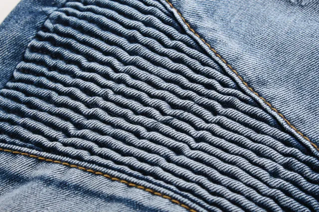 Balmain Moto-Style Zippered Pocket Denim Shorts 7