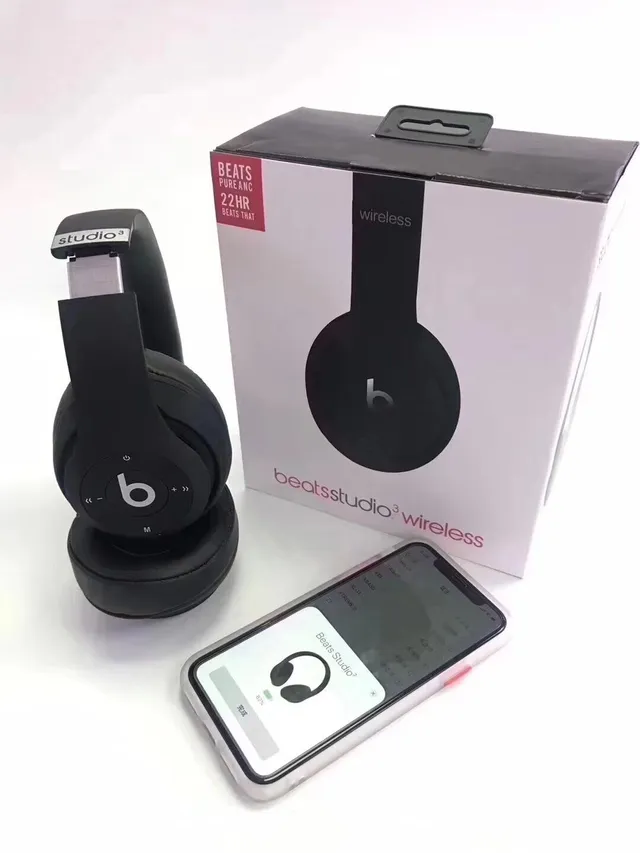 Beats beatsstudio³ wireless Black Gold Circumaural Matte Finish Over-ear Headphones 2