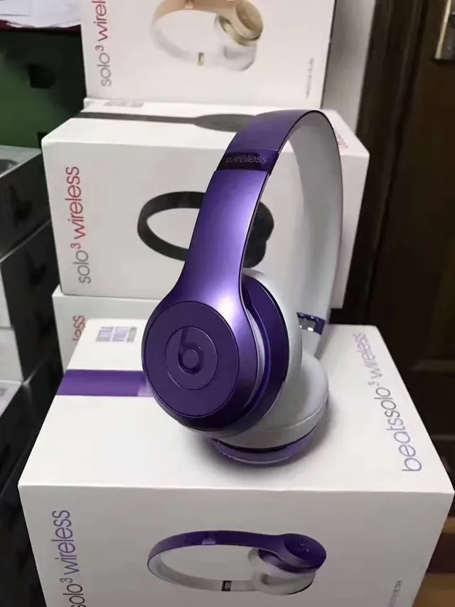 Beats Solo³ sem fio Preto vibrante fones de ouvido over-ear 5