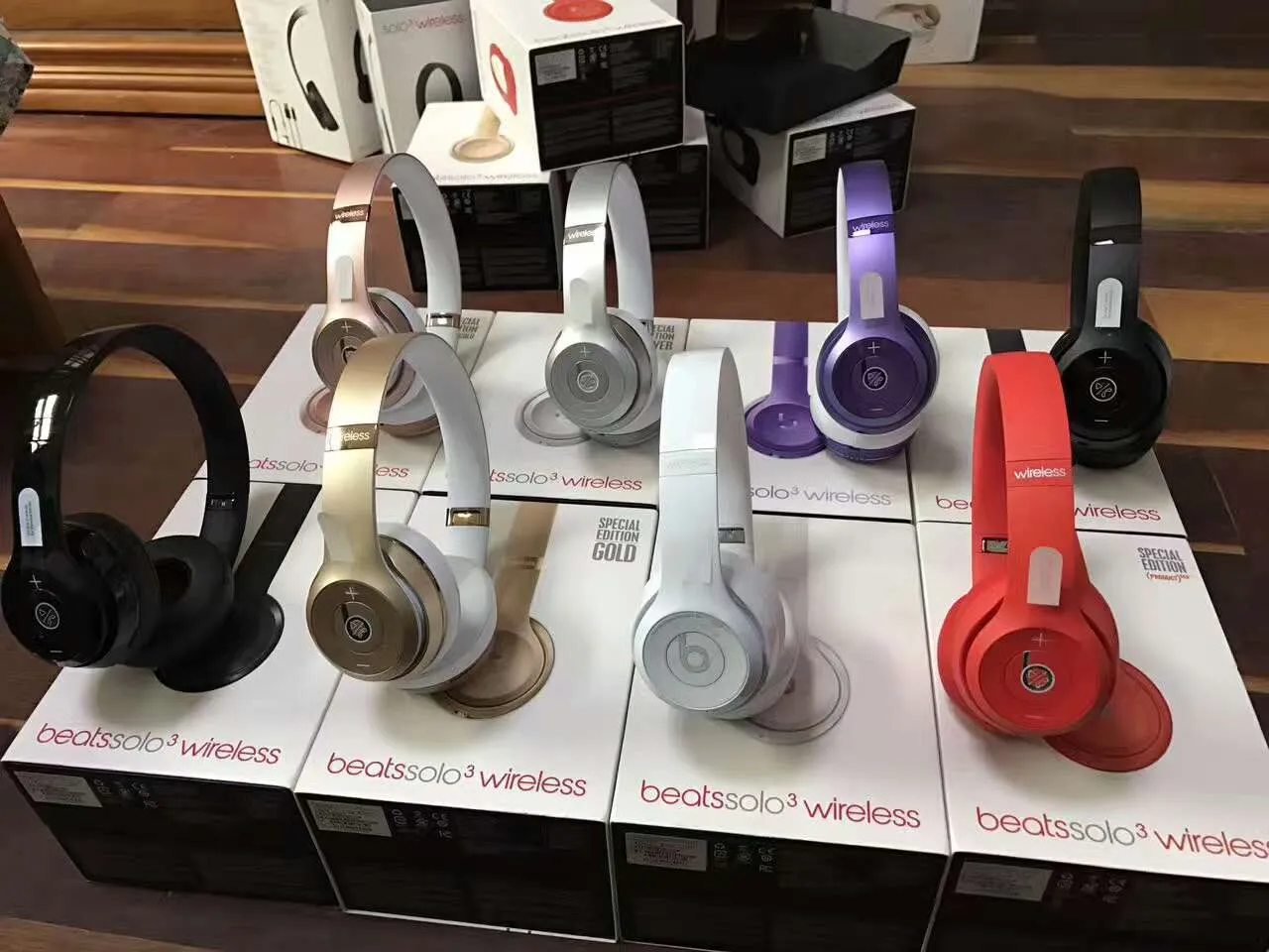 Beats Solo³ sem fio Preto vibrante fones de ouvido over-ear 6