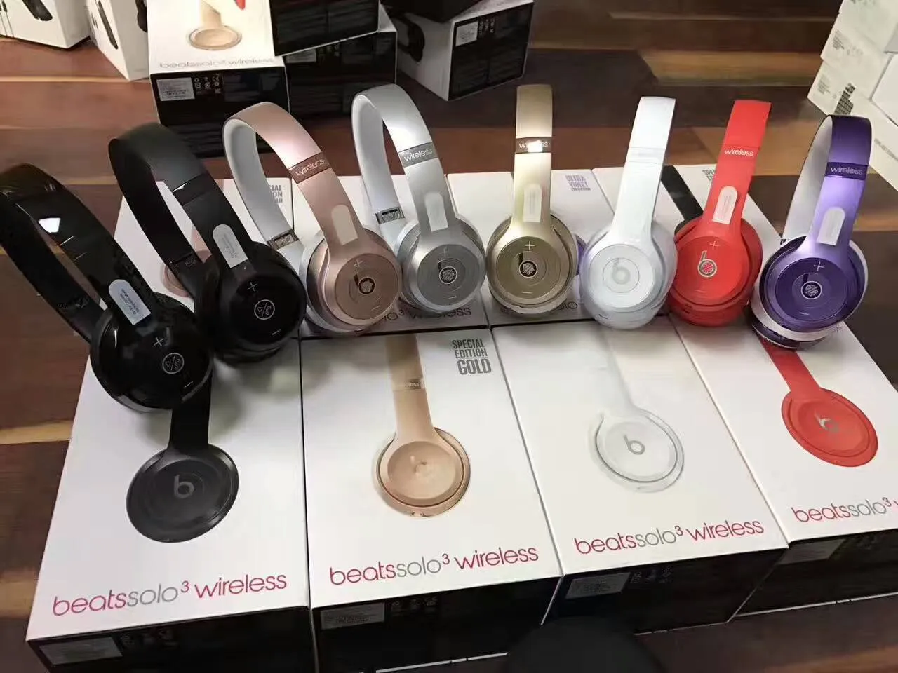 Beats Solo³ sem fio Preto vibrante fones de ouvido over-ear 10
