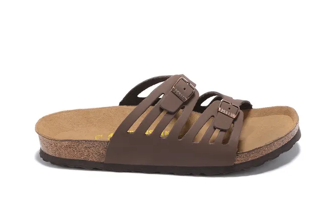 Birkenstock Arizona sandales casual marron à deux brides 2