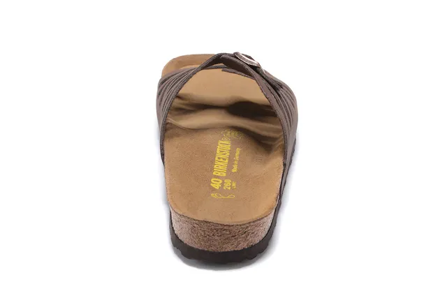 Birkenstock Arizona sandales casual marron à deux brides 3
