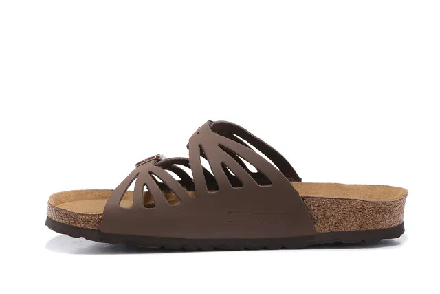 Birkenstock Arizona sandales casual marron à deux brides 4